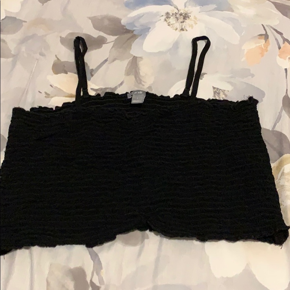 Smocked Aerie Crop Tank